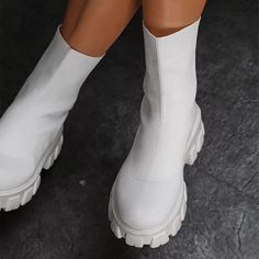 FREE SHIPPING Women Boots Slip On Knitted Sock Models OUT0924 Women Boots, Puma Fierce Sneaker, Latest Shoes, Shoe Style, White Sneaker, High Top Sneakers, Womens Boots, Garage, Slip On