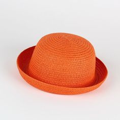 Keep your little one cool and protected from the sun with this high-quality baby straw hat. Made from lightweight and breathable straw braided material, this hat allows for heat to escape and air to circulate, making it perfect for summer wear. The wide brim design provides complete coverage, shielding your child's face and eyes from the sun on all sides. Plus, the cute solid color options make this hat a stylish accessory that your child will love to wear. Specifications: The elegant and portab Orange Summer Sun Hat For Vacation, Adjustable Summer Sun Hat In Orange, Orange Sun Hat For Summer, Orange Brimmed Sun Hat For Summer, Adjustable Orange Sun Hat For Summer, Orange Summer Straw Hat For The Beach, Orange Straw Hat For Summer Vacation, Adjustable Orange Straw Hat For Summer, Orange Straw Hat For Summer Beach