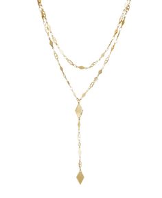 in stock Long Necklace Nordstrom, Geometric Crystal, Backdrops Necklace, Gold Lariat Necklace, Necklace Outfit, Preppy Jewelry, Dangle Necklace, Layered Chain Necklace, Sparkle Necklace