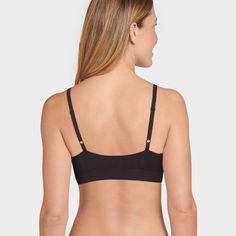 Experience the luxuriously soft, cool feel of modal with the Jockey Generation® Soft Touch Breathe Contemporary Bralette. Soft and smooth with a hint of stretch, this pullover bralette wicks moisture for cool, dry comfort and combines light support with totally poke-free comfort. Like every Jockey Generation® product, this bralette is 100% guaranteed for comfort, fit and quality. Feels Good + Does Good Introducing Jockey Generation®, new and only at Target. This line of elevated essentials was t Solid Versatile Fitted Bra, Summer Seamless Stretch Nursing Bra, Fitted Black Nursing Bra With Seamless Construction, Fitted Solid Color Nursing Bra For Summer, Fitted Seamless Solid Color Nursing Bra, Seamless Fitted Nursing Bra, Summer Full Coverage Stretch Nursing Bra, Summer Stretch Bra With Soft Touch, Fitted Seamless Nursing Bra No-show