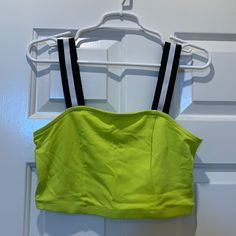 Brand New Still With Tags So In Perfect Condition -Smoke Free Home -Pet Friendly Home Sporty Green Crop Top For Spring, Yellow Tank Top For Summer Sports, Yellow Summer Sports Tank Top, Green Summer Crop Top For Workout, Yellow Sports Tank Top For Summer, Yellow Sporty Crop Top For Summer, Green Summer Workout Crop Top, Sporty Yellow Crop Top For Summer, Summer Green Workout Crop Top