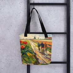 ¡Organízate con estilo con este espacioso bolso tote, ahora con ENVÍO GRATIS a España, la Unión Europea, Reino Unido, Estados Unidos y Canadá!
EL DISEÑO
Esta obra captura el encanto y la belleza de un paisaje típico holandés, donde un molino de viento se erige orgulloso contra el cielo. Los colores brillantes y las pinceladas vivaces crean una sensación de movimiento y energía. La imagen invita al espectador a apreciar la armonía entre la naturaleza y la creatividad humana.
EL BOLSO
Este bolso tote es a la vez moderno y práctico, perfecto para llevar todos tus imprescindibles con estilo y comodidad.
Está fabricado con tejido de poliéster duradero que resiste todo tipo de desgaste.
Puede soportar hasta 44 libras (20 kg) de peso, así que puedes empacar todo lo que necesites.
El bolso cuenta Tulip Fields, Sustainable Practices, Fabric Bag, Brush Strokes, Carry On, Polyester Fabric, Tulips, Hold On, Tote Bag