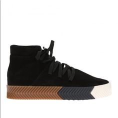 Alexander Wang X Adidas Black Suede High Top Sneakers Size 5 Men’s/Size 6 Women’s Nwt New With Tags Authentic (From Goat) From A Pet Free/Smoke Free Home No Trades! I Only Do Transactions Through Poshmark Hit The Offer Button! I Ignore Price Offers In The Comments!!!! Black Suede High-top Sneakers With Vulcanized Sole, Modern High-top Suede Sneakers With Boost Midsole, Black Suede Sneakers With Boost Midsole, Modern High-top Sneakers With Contrast Sole, Black Suede High-top Sneakers With Textured Sole, Modern Ankle-high High-top Sneakers With Contrast Sole, Black Suede High-top Sneakers With Branded Insole, Modern Ankle-high Sneakers With Rubber Sole, Black High Top Shoes