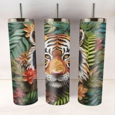 3D Tiger Tumbler Wrap Bundle 3d Tiger, Tumbler Wrap, Creative Fabrica, Linux, Click Here, Tumbler, Shirt Designs, Bundles, Tshirt Designs