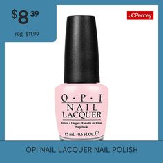 What it DoesThe nail polish that started it all-our award winning, vibrant formula that nails the salon look.How to Use Nail polish application typically involves 1 coat of base coat, 2 coats of color application to ensure full coverage, and 1 coat of top coat for long-lasting wear and shine. OPI Nail Lacquer is the ultimate DIY nail polish system that allows the expression of color with trendy and iconic shades. Fluid Ounces: .5 oz.Country of Origin: Made in US Nail Polish Application, Nail Polish Pink, Diy Nail Polish, Opi Nail Lacquer, Base Coat, Nail Lacquer, Diy Nails, Top Coat, Nail Care