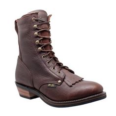 Adtec Men's 9 in. Packer Durable Work Boots, Chestnut and Black, 1179-W130 Women's Motorcycle Boots, Leather Work Boots, Brass Hooks, Steel Toe Boots, Steel Toe Work Boots, Leather Western Boots, Work Boots Men, Tactical Boots, Safety Boots