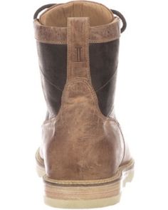 Lucchese Men's Lace-Up Range Boot - Moc Toe, Tan Store Hours, Get Directions, Leather Fabric, Clothes Pins, Full Grain Leather, Wedge Boot, Wedges, Lace Up, Range