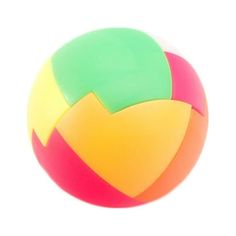 a multicolored ball on a white background