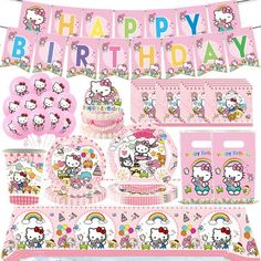 hello kitty birthday party supplies and decorations