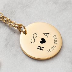 Personalized COUPLE Necklace with Custom Initials and Symbol !  If you've been looking for a beautiful and one-of-a-kind gift, then our personalized necklace is perfect for you. And if you're searching for a special Christmas, Birthday, or anniversary present - then you've come to the right place! About this item: - The necklace is hypoallergenic (no allergic reactions). - We guarantee the necklace will keep its shine and color for a long time. - Perfect for everyday use - Water-resistant so you Anniversary Necklace For Her, Personalized Couples Necklaces For Mother's Day, Couples Heart Necklace For Gift, Couples Heart-shaped Necklace For Gift, Couples Engraved Jewelry For Anniversary, Couples Jewelry For Valentine's Day Anniversary, Couples' Engraved Jewelry For Anniversary, Couples Heart Necklace, Personalized Couples Necklaces For Anniversary