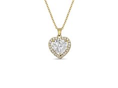 PRICES MAY VARY. Heart pendant Diamond color zircon Stylish and versatile Heart shape, with border stones Heart pendant size 11.89mm, chain necklace size 415mm + 50mm Heart pendant Stainless Steel in Gold color necklace for women with white Diamond color zircon and heart shape Women In White, Heart Shaped Pendant Necklace, Zircon Necklace, Pendant Diamond, Color Necklace, Anniversary Jewelry, Heart Pendant Diamond, Heart Shape Pendant, Necklace Size