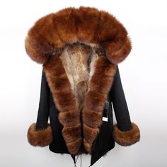 Store category Sign Up Now ! You may also like Luxury Women Real Fox Fur Collar Hooded Cuff Raccoon Fur Lining Coat Long Parka Product Description Itme description Brand: 100% New and high quality Fur:removable Real Fox Large fur(about 22cm) Lined:Real Raccoon Fur Shell:Cotton Clothes placket: zip Color:   Shell:Army Green/Black/Gray/Camouflage/Red   Fur:Army Green/Black/Blue/Sliver   Lining:Army Green/Black/Blue/Nature Sleeve: Long sleeveSize:Tag size S,M,L,XL,XXL,is Smaller than US size,about 1-2 size. Quality: AAA Package: 1 x Jacket If you choose color(shell,lining,fur) free,please give me a note what your need when you payment, i will send the item by your note,it will need three handing times for the choice. tamaño S se ajusta para su peso sobre 45-50 kg; (altura) 150 CM-165 CM tamañ Plus Size Winter Jackets, Green Fur, Red Fur, Parka Women, Plus Size Winter, Fur Parka, Long Parka, Fox Fur Coat, Hooded Parka