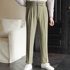 The Item is Asian size, different with yours, Pls double check the pant waist. 1. Pls allow 1-3cm tolerance due to manual measure. 2. Color may slightly vary from the image due to different computer screen and light affect. 3.If you are not sure about the size, Pls let us know your weight,height, Bust,Waist info etc We can help to choose correct size. window.adminAccountId=2669448999; Business Straight Pants With Button Closure, Straight Pants With Button Closure For Business, Business Casual Tapered Leg Bottoms With Buttons, Business Casual Bottoms With Buttons And Tapered Leg, Green Slim Fit Trousers, Khaki High-waisted Pants With Belt Loops, Business Pants With Button Closure, High-waisted Business Pants With Button Closure, Business High-waisted Pants With Button Closure