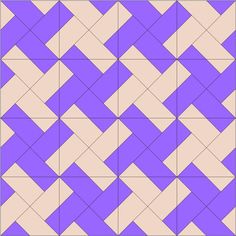 an image of a purple and beige pattern with squares on it's sides, as well as the diagonals