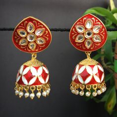 Fancy Party Wear Traditional Earrings. Perfect with ethnic & traditional wear. Perfect gift for any occasion for yourself and your dear ones. It is advisable to store jewellery in a zip lock pouch (air tight pouch), keep away from water perfume and other chemicals and clean it with dry and soft cloth. Earring Bridal, Water Perfume, Jhumki Earrings, Traditional Earrings, Bollywood Jewelry, Statement Earring, Fancy Party, Jewelry Statement, Wedding Jewelry Earrings