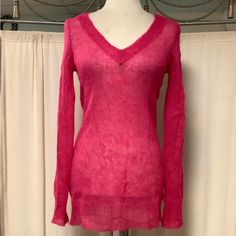 Questions? Leave A Comment Below! Mohair Sweater, Leave A Comment, Anthropologie, Sweaters For Women, V Neck, Pink, Women Shopping, Color