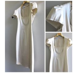 Nwot Authentic Moschino Cheap & Chic Cap Sleeve Midi Dress Beige Italy Sz-Us 8(Armpit To Armpit-18, Length-40 Inches)--Runs Small, Please Check The Measurements Material-97% Cotton, 3% Elastane Color-Beige Msrp-$420 Chic Fitted Midi Dress With Cap Sleeves, Fitted Cap Sleeve Midi Dress For Formal Occasions, Fitted Cap Sleeve Midi Dress For Spring, Classic Fitted Midi Dress With Cap Sleeves, Beige Fitted Dress With Square Neck, Classic Fitted Dress With Cap Sleeves, Fitted Beige Dress With Square Neck, Beige Fitted Square Neck Dress, Summer Midi Dress With Cap Sleeves And Fitted Waist