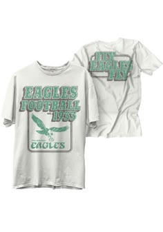 an eagles t - shirt is shown on a white background