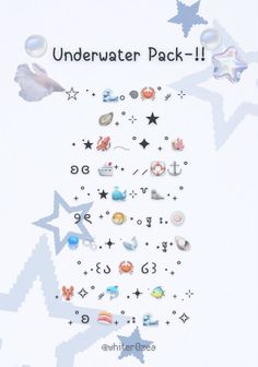 the underwaterer pack - screenshote is displayed in an image with stars and fish