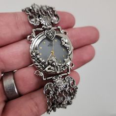 Rare Silver Kirks Folly Silver Cherub Watch Angel Time Special Anniversary Charms Angel Time, Kirks Folly Jewelry, Kirks Folly, Ar Accessories, Funky Jewelry, Walker Boots, Key Card Holder, Fit N Flare Dress, Rain And Snow Boots