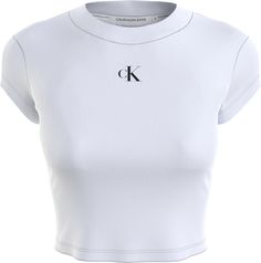 YAF Calvin Klein Crew Neck T-shirt For Spring, Fitted Calvin Klein Casual T-shirt, Fitted Short Sleeve Calvin Klein T-shirt, Calvin Klein Crew Neck Top With Logo Print, Calvin Klein Crew Neck T-shirt With Logo, Calvin Klein Logo Print Crew Neck T-shirt, Calvin Klein Graphic Tee With Crew Neck, Calvin Klein Logo Print Crew Neck Top, Calvin Klein Graphic Tee With Short Sleeves