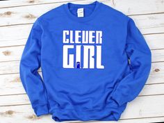 Dr Who Clever Girl Sweatshirt by SweetTeesEtc on Etsy #drwho #sweatshirts #tvshows #staywarm #comfortable #sweatshirts #etsy #etsyshop #etsystore #etsyseller #etsysellers #etsysellersofinstagram #etsyfinds #etsystar #etsygifts #gifts #giftideas #giftguide Germany Shirt, Cute Sweats, Sweet Tee, Police Box, Girl Sweatshirts, Dr Who, Cat Mom, Pullover Sweatshirt, Stay Warm