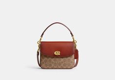 Cassie Crossbody Bag 19 In Signature Canvas | COACH Coach Cassie, Chain Top, Signature Canvas, Small Leather Goods, Leather Design, New Handbags, Crossbody Strap, Small Bags, Chain Strap