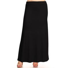 Product Description: Experience unparalleled comfort and timeless style with our Plus Size Long Maxi Skirt, featuring a versatile foldable waistband that allows you to adjust the fit to your liking. Perfect for any occasion, this skirt offers a flattering silhouette that drapes elegantly to the floor. The soft, stretchable fabric moves with you, making it ideal for day-long wear, whether you're at the office or out for a casual evening. Available in a range of solid colors, this skirt pairs effo Stretch Versatile Skirt, Full Length Solid Skirt With Wide Waistband, Black Stretch Maxi Skirt With Elastic Waistband, Versatile Solid Skirt With Elastic Waistband, Versatile Solid Color Skirt With Elastic Waistband, Versatile Black Lined Maxi Skirt, Versatile Fitted Black Maxi Skirt, Versatile Black Stretch Maxi Skirt, Plus Size Maxi Skirt