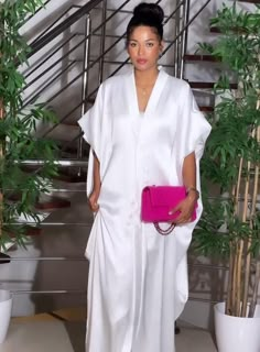 White Boubou Styles For Women, White Bubu Gown Styles Silk, White Bubu Gown Styles, Rich Aunt Outfits, White Bubu Gown, Silk Boubou Styles For Women, Mid Size Party Outfits, Kaftans Dresses Modern, White African Dresses For Women