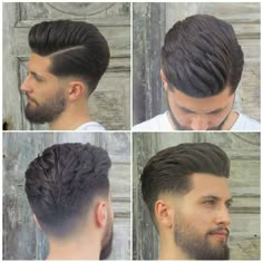 Mens Hairstyles With Beard, Hairstyle Men, Hair Replacement Systems, Hair Toupee, Men's Hairstyle, Mens Haircut