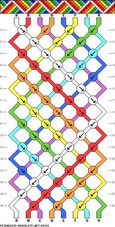 an image of a colorful pattern with numbers on it