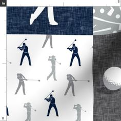 an image of a flag with different people playing golf