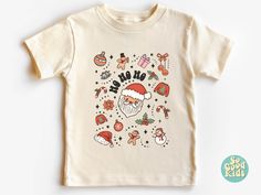 Retro Doodles Christmas Kids Shirt Santa Toddler Shirt Merry - Etsy Christmas Shirt Kid, Retro Doodles, Doodles Christmas, Third Birthday Boys, Newborn Shirts, Toddler Christmas Shirt, Christmas Toddler, Christmas Gift For Kids, Christmas Shirts For Kids