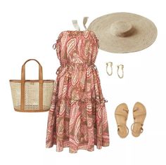 Take a stroll through the summer markets in the convertible Barcelona Viviana Dress. Dress Brunch Outfit, Multiway Dress, Multi Way Dress, Summer Marketing, Tier Dress, Brunch Dress, Convertible Dress, Reversible Bikinis, Pink Paisley