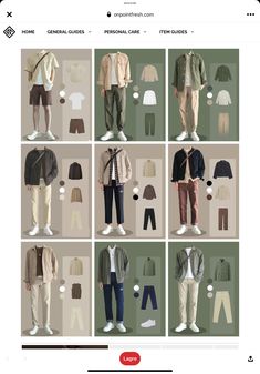 Outfit Celana Abu Abu Pria, Style Laki Laki Casual, Suit Combos For Men, Long Torso Short Legs Outfits Men, Uniqlo Mens Outfit, Outfit Laki Laki, Outfit Laki Laki Casual, Green Shoes Outfit Men, Outfit Cowo Casual