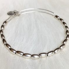 Alex & Ani Jordan Beaded Bracelet Shiny Silver Beaded Bracelet On An Adjustable Silver Wire Bracelet Brand New Without Tag Silver Beaded Bracelet, Silver Bead Bracelet, Wire Bracelet, Alex And Ani, Shiny Silver, Adjustable Bracelet, Silver Wire, Womens Jewelry Bracelets, Beaded Bracelet