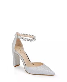 Jewel Badgley Mischka - Macys Shoes, Jewel Badgley Mischka, Silver Pumps, Timberland Mens, Badgley Mischka, High Heel Pumps, Pump Shoes, Wedding Shoes, Women's Pumps