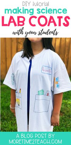 Scientist Dress Up For Kids, Kids Scientist Costume Diy, Science Costumes For Kids, Diy Scientist Costume Kids, Lab Coat Decorating Ideas, Scientist Costume Kids, Profession Costumes, Science Lab Coat, Science Costumes