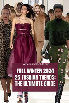 Looking for the latest fashion inspo? Check out these 12 amazing Fall Winter 2024-25 fashion trends! From chic leopard prints to cozy faux fur, elevate your style this season with these must-have looks. 💃✨ #FallWinterTrends #fallwinter20242025fashion #Fashion2024 #StyleInspo Outfit Ideas Winter, Fall Winter Fashion, Trendy Outfits Winter, Winter Outfits Cold, Fall Outfit Ideas, Fashion Trends Winter