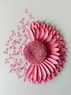 Paper Sunflowers, Easy Paper Flowers, Paper Flower Crafts, Diy Papier, How To Make Paper Flowers, Paper Flowers Craft, Paper Flower Wall, Flower Template, Paper Flowers Diy