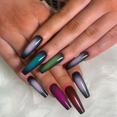 Dare to Be Different: Artistic Long Nail Designs That Wow #naildesignsjournal #nails #nailart #naildesigns #frenchnails #coffinnails #almondnails #ombrenails #gelnails #acrylicnails #nailpolish #ovalnails #shortnails #fallnails #fallnailcolors #autumnnails #longnails Long Nail Ideas, Stilleto Nails Designs, Nails Trend, Long Nail Designs, Long Nail, Dare To Be Different