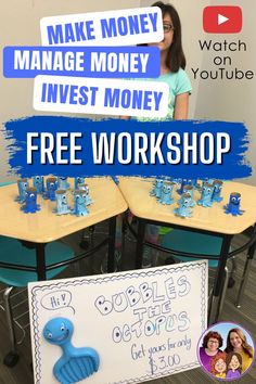 Click to watch the Free YouTube training! Classroom Economy, Manage Money, Teaching Students, Taking Notes, Student Teaching, Home Learning, Investing Money, A Classroom, Financial Literacy