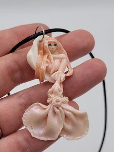 Lovingly handmade shell necklace Painstakingly hand-shaped, painted and varnished. Mermaid Pendant, Mermaid Necklace, Charm Necklaces, Shell Necklace, Hand Shapes, Shell Necklaces, Favorite Jewelry, Charm Necklace, Necklace Etsy