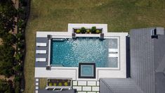 Top View Geometric Custom Pool Geometric Pool, Arizona Gardening, Pool Life, Custom Pool, Pool Construction, Pool Builders, Pool Photos, Luxury Pool