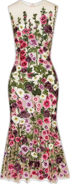 Floral Print Knee-length Embroidered Dress For Garden Party, Knee-length Embroidered Floral Dress For Garden Party, Sleeveless Floral Applique Midi Dress For Garden Party, Sleeveless Midi Dress With Floral Applique For Garden Party, Fitted Sleeveless Embroidered Dress With Floral Applique, Elegant Sleeveless Floral Embroidered Dress, Elegant Sleeveless Embroidered Floral Dress, Sleeveless Dress With Multicolor Embroidery For Spring, Sleeveless Embroidered Dress For Garden Party