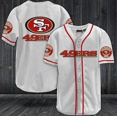 San Francisco 49Ers Baseball Jersey Shirt 37. An elegant shirt that is suitable for any occasion and blends comfort and style. accessible in a range of sizes and colors. #francisco 49ers #san francisco #baseball #Shirt #Snorider Baseball Jersey Shirt, Personalized Baseballs, School Uniforms, Baseball Shirt, Baseball Team, San Francisco 49ers, Baseball Jersey, Baseball Jerseys, Jersey Shirt