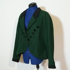 Georgeous jacket made of green colored wool. The jacket is used but in very good condition. The size is app. 46/L Measurements: Chest: 120cm Waist: 112cm Length: 61cm Sleeve length: 60cm Green Tweed Jacket For Winter Formal, Green Tweed Jacket For Winter Formal Occasions, Green Tweed Jacket For Formal Winter Occasions, Green Wool Tweed Jacket With Long Sleeves, Green Wool Long Sleeve Blazer, Green Wool Single Breasted Blazer, Green Wool Single-breasted Blazer, Green Long Sleeve Wool Blazer, Green Wool Blazer With Long Sleeves