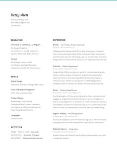 a professional resume template with no work experience on the front and center page, but it is