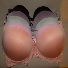 Size: 42d. Pack Of 6 Assorted Bras. 90% Nylon 10% Spandex Blend. Adjustable Back Closure And Straps For That Perfect Fit. Underwire Foam Cups Provide Full Support For Unbelievable Comfort And And A Sexy Shape. Pink Soft Touch Push-up Bra, Pink Stretch Push-up Nursing Bra, Stretch Push-up Bra With Soft Touch, Soft Touch Stretch Push-up Bra, Feminine Full Cup Stretch Bra, Feminine Full Coverage Stretch Bra, Feminine Stretch Bra With Padded Cups, Feminine Stretch Bra Partially Lined, Feminine Stretch Push-up Bra