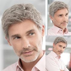 Category:Synthetic Wig; Gender:Men's; Wig Type:Natural Wigs; Occasion:Daily Wear,Party / Evening,Vacation,Party,Birthday; Age Group:Adults; Color Shade:Gray; Hair Material:Synthetic Hair; Cap Construction:Machine Made; Texture:Curly; Length:Short; Features:Party,Fluffy,Comfy,Fashion,Easy to Carry; Heat Resistant:Yes; Listing Date:11/15/2022; Cap Circumference:; Front to Back:; Nape of Neck:; Side to Side Across Forehead:; Side to Side Over Top:; Temple to Temple Across Back:; Hairstyle:Asymmetrical; Can Be Permed:No Short Hair Grey, Black Wig Short, Headgear Fashion, Short Black Wig, Short Black Wigs, Mullet Wig, Mens Wigs, Men's Wigs, Grey Wig